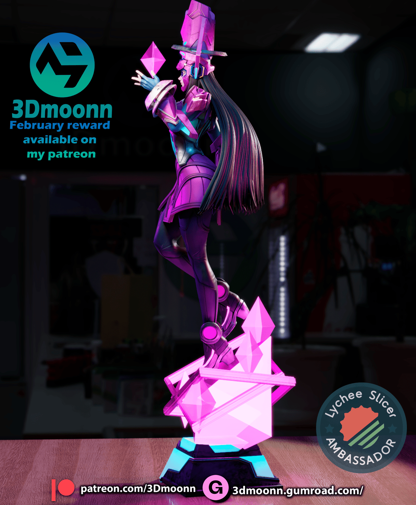 Galacta - 3DMoonn - Dark Forge Arts
