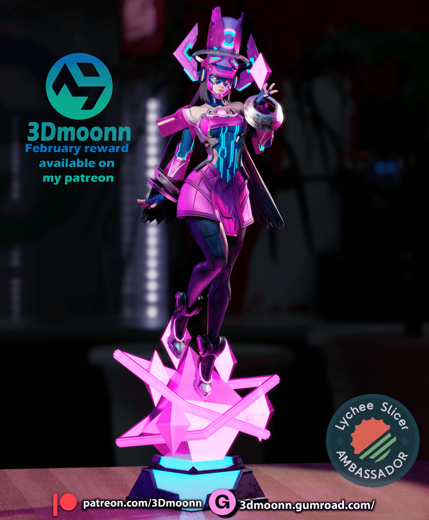 Galacta - 3DMoonn - Dark Forge Arts