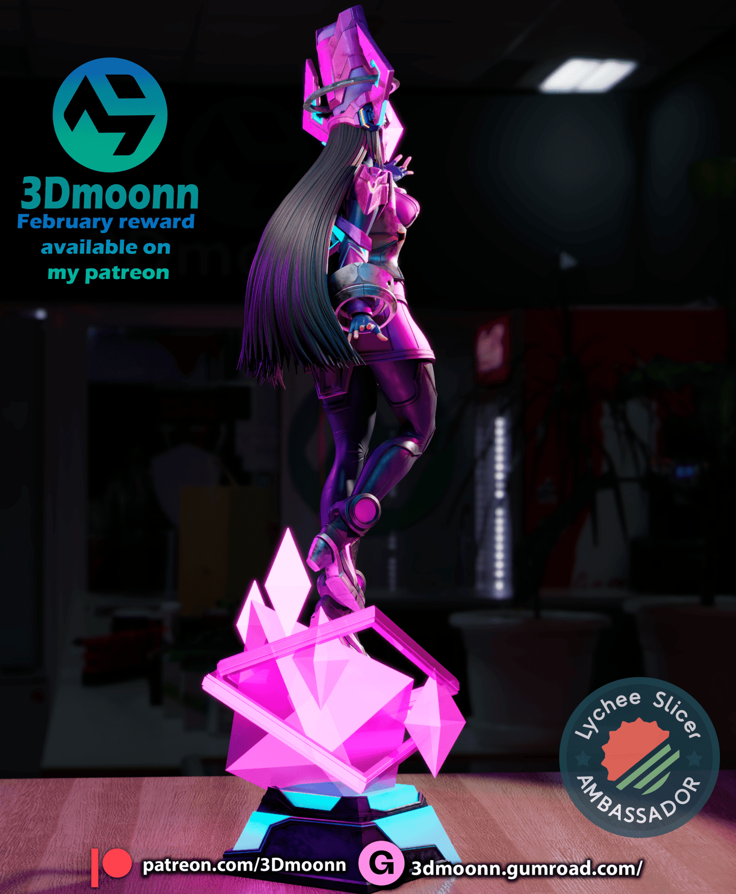 Galacta - 3DMoonn - Dark Forge Arts