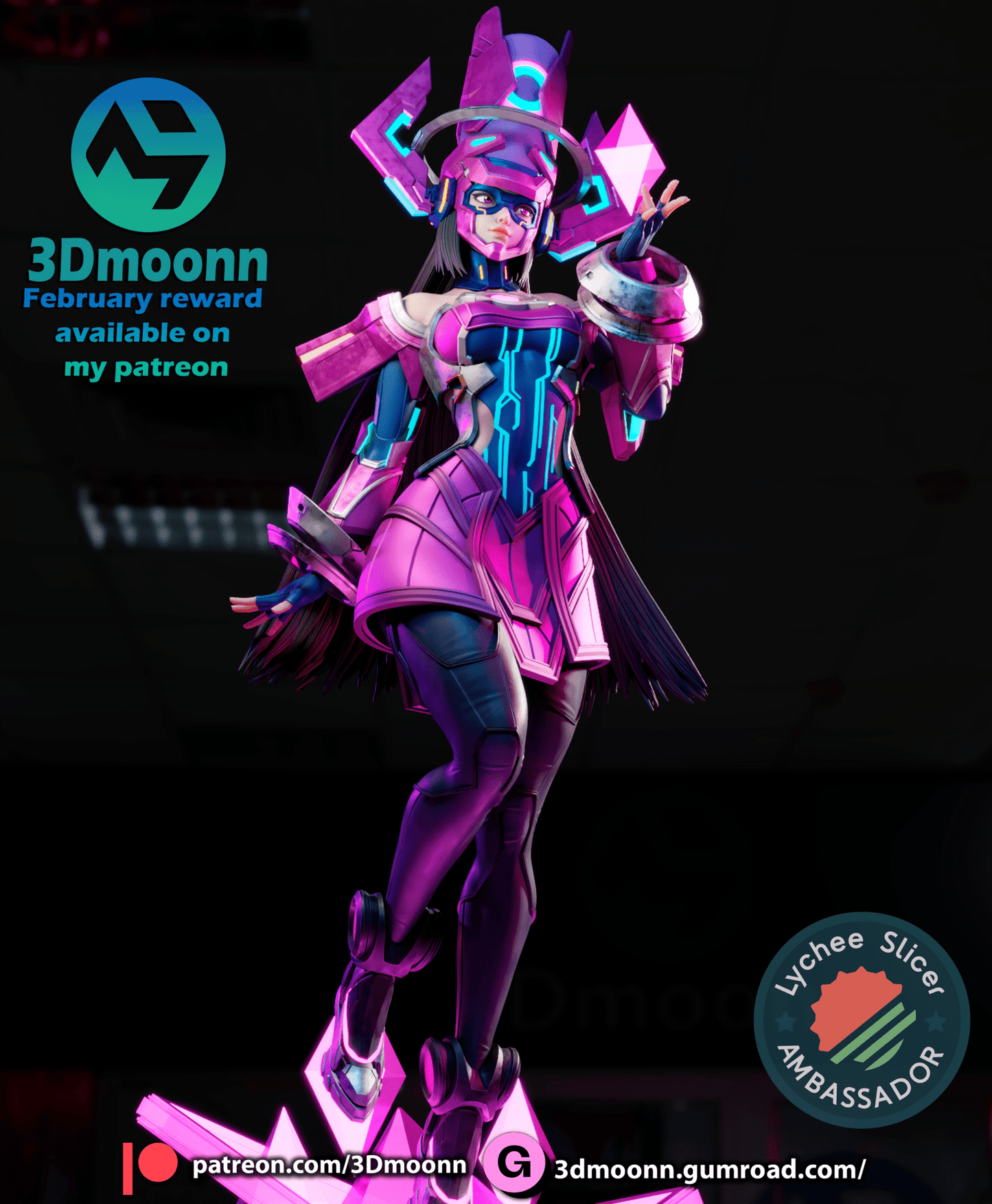 Galacta - 3DMoonn - Dark Forge Arts
