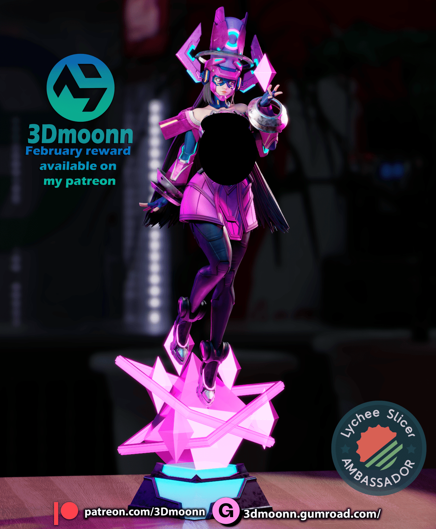 Galacta - 3DMoonn - Dark Forge Arts