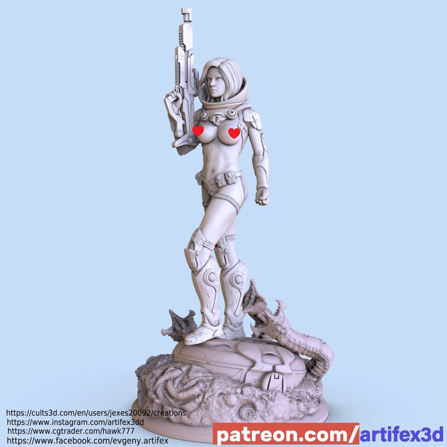 Galactic Ranger - Artifex3D - Dark Forge Arts