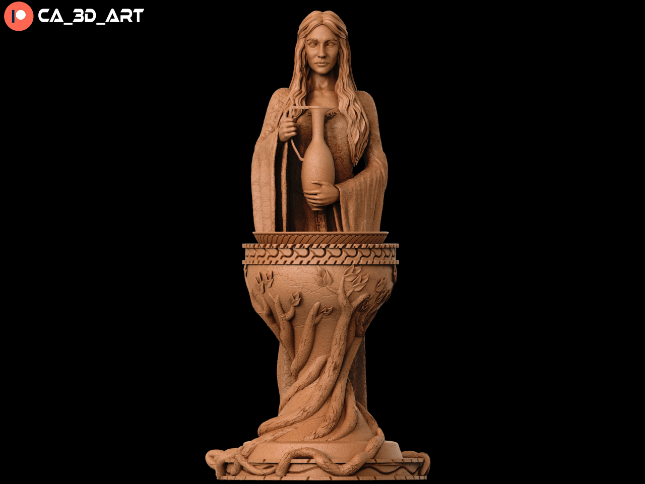 Galadriel v1 - CA 3D Studios - Dark Forge Arts