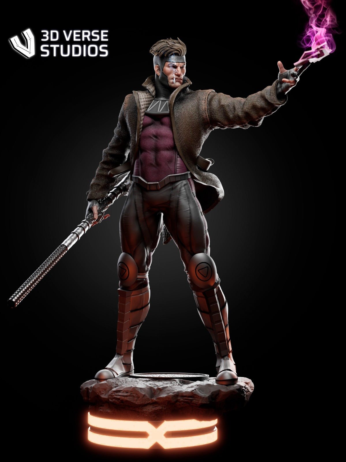 Gambit - CA 3D Studios - Dark Forge Arts