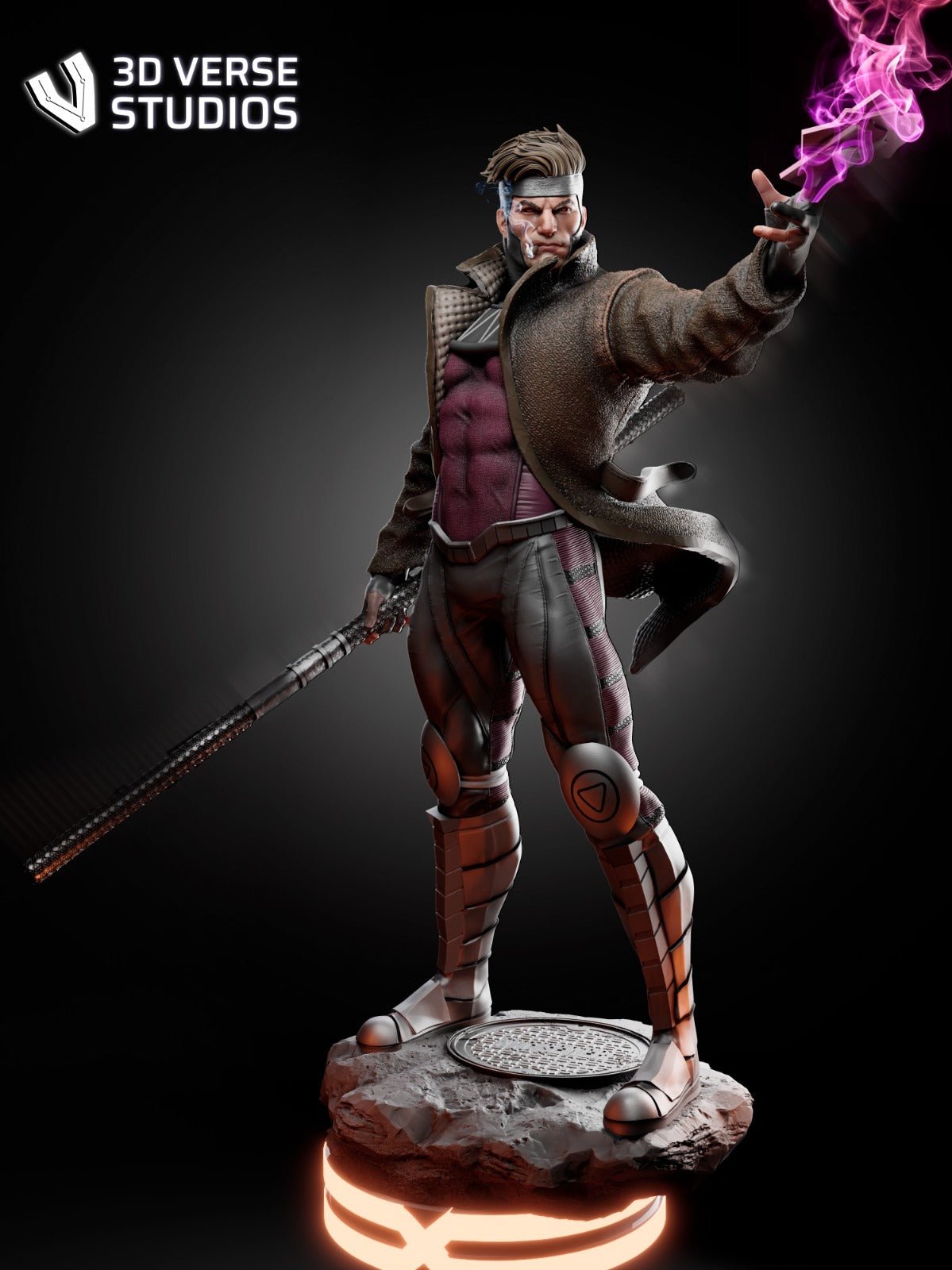 Gambit - CA 3D Studios - Dark Forge Arts