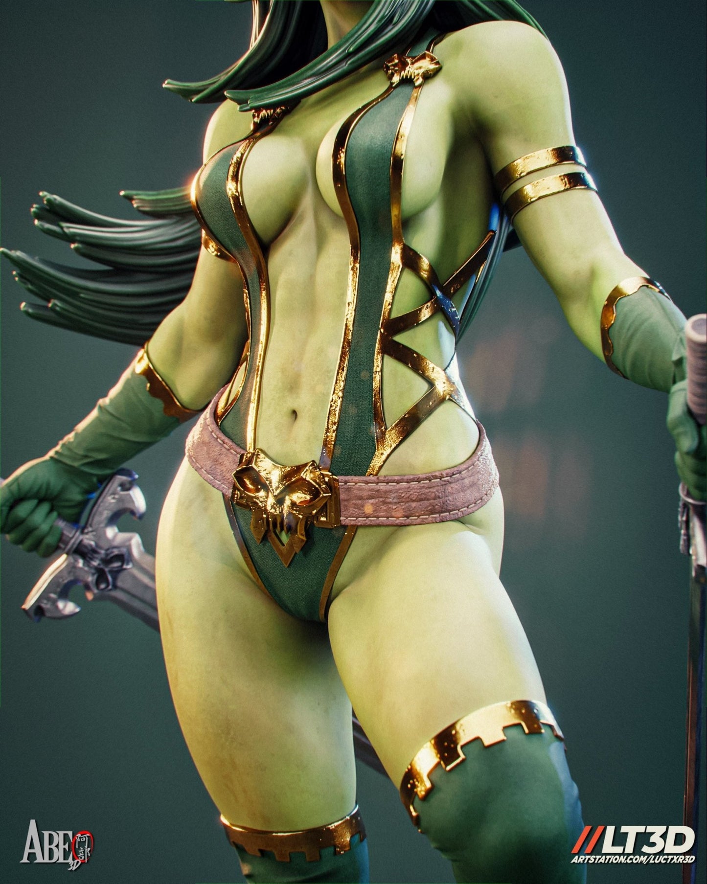 Gamora - Abe3D - Dark Forge Arts