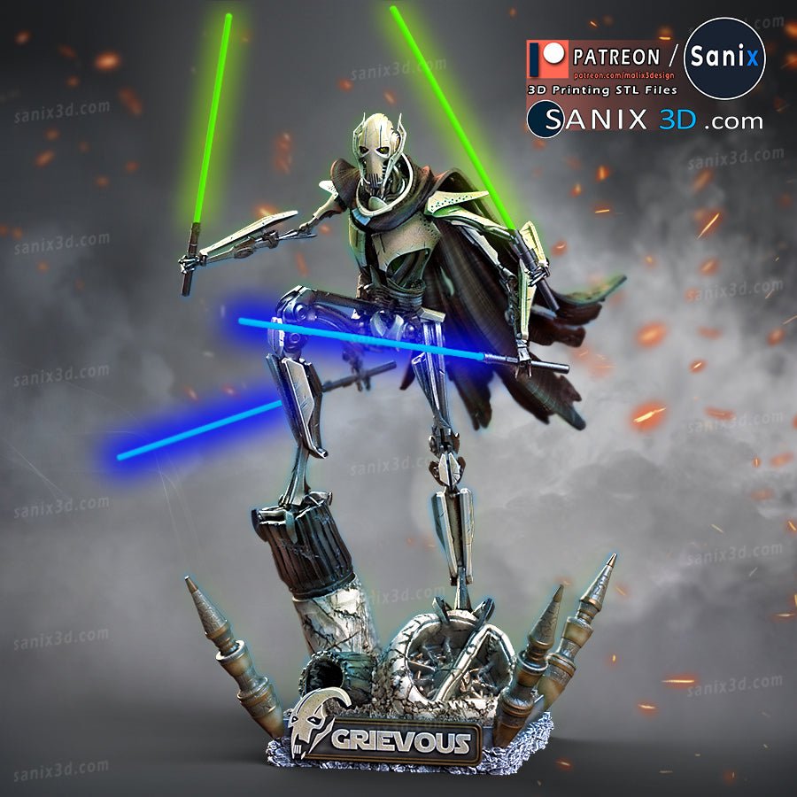 General Grievous - Sanix3D - Dark Forge Arts