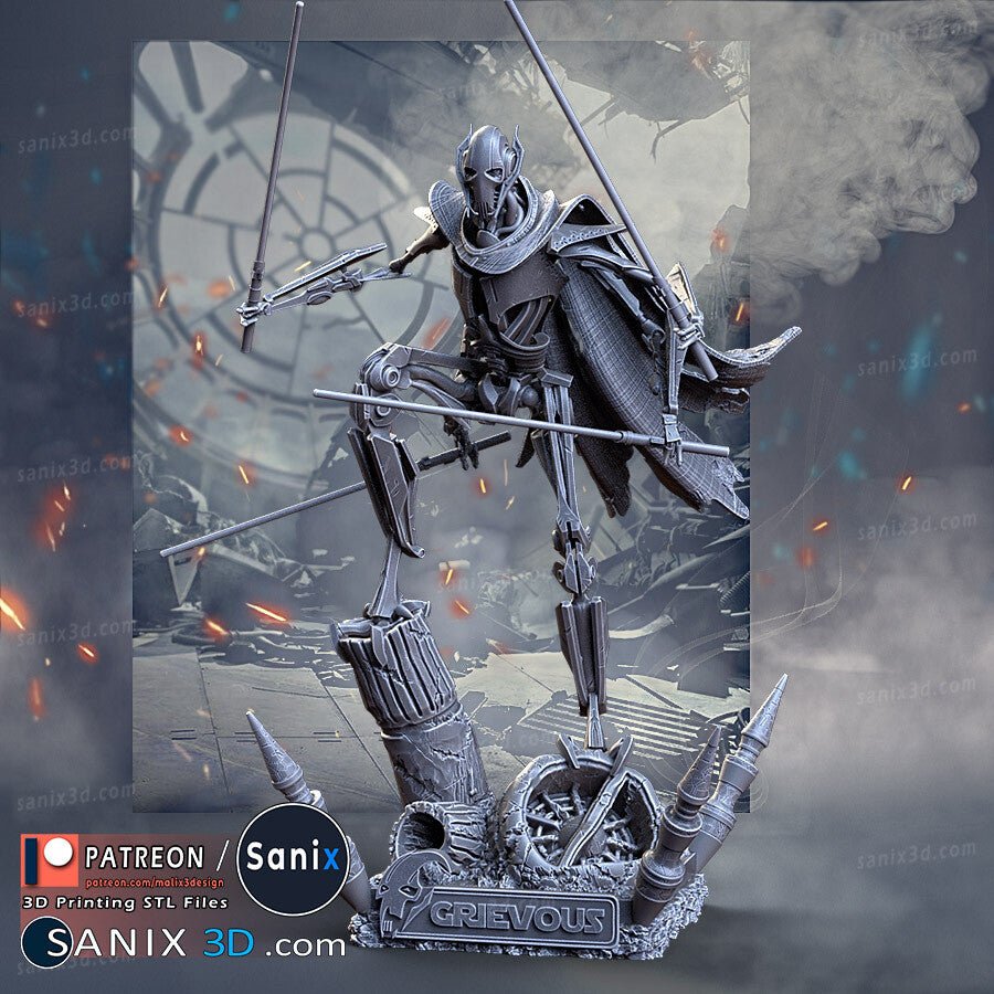 General Grievous - Sanix3D - Dark Forge Arts