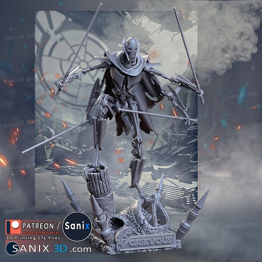 General Grievous - Sanix3D - Dark Forge Arts