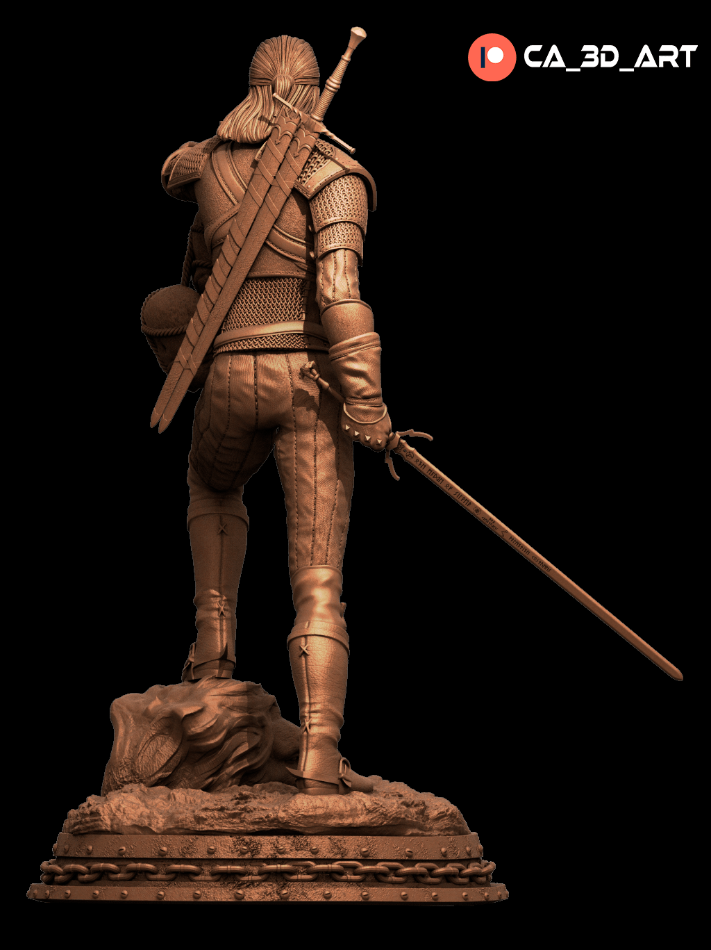 Geralt of Rivia - CA 3D Studios - Dark Forge Arts