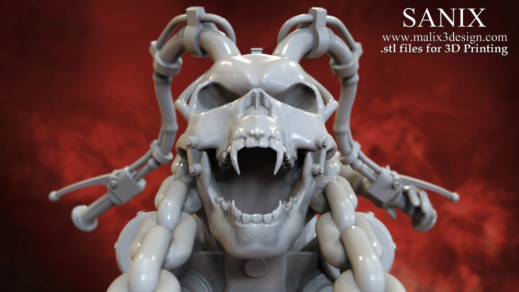 Ghost Rider on Motorcycle - Sanix3D - Dark Forge Arts