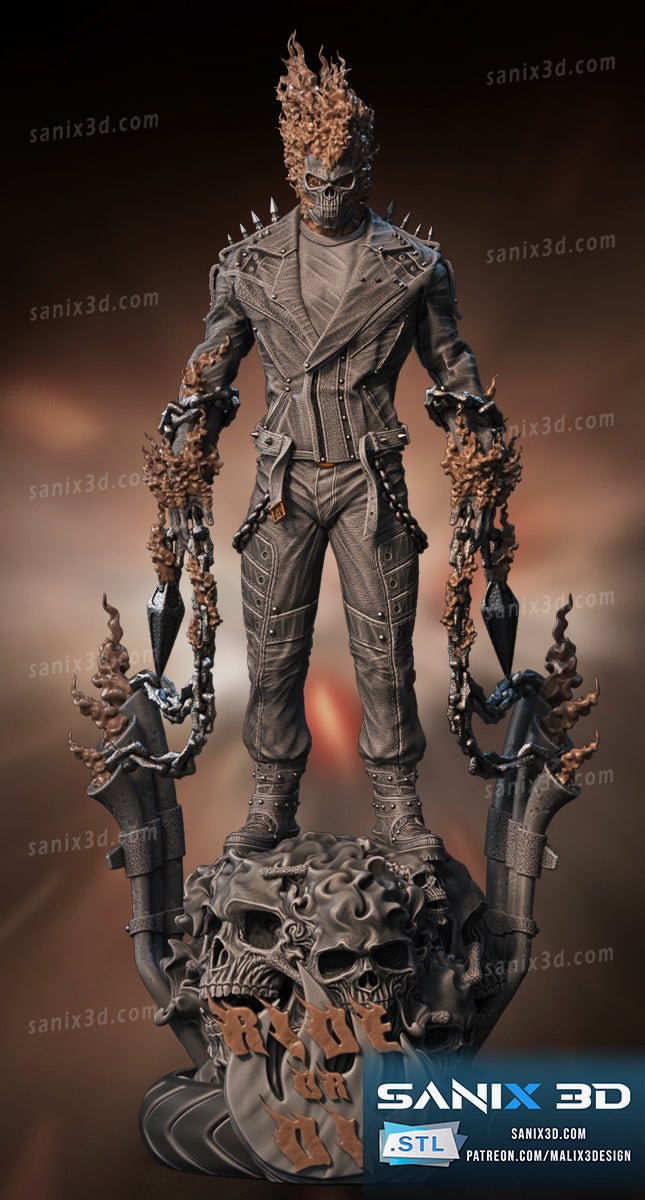 Ghost Rider - Sanix3D - Dark Forge Arts