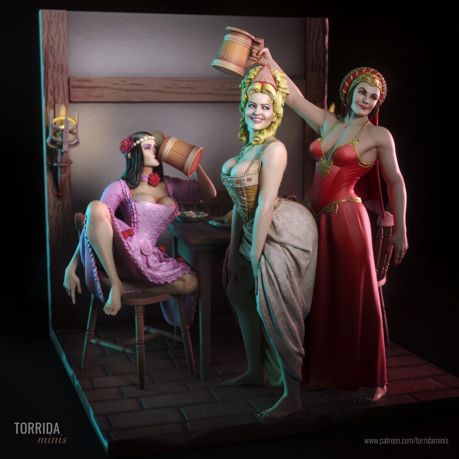 Gisela - Torrida Minis - Dark Forge Arts