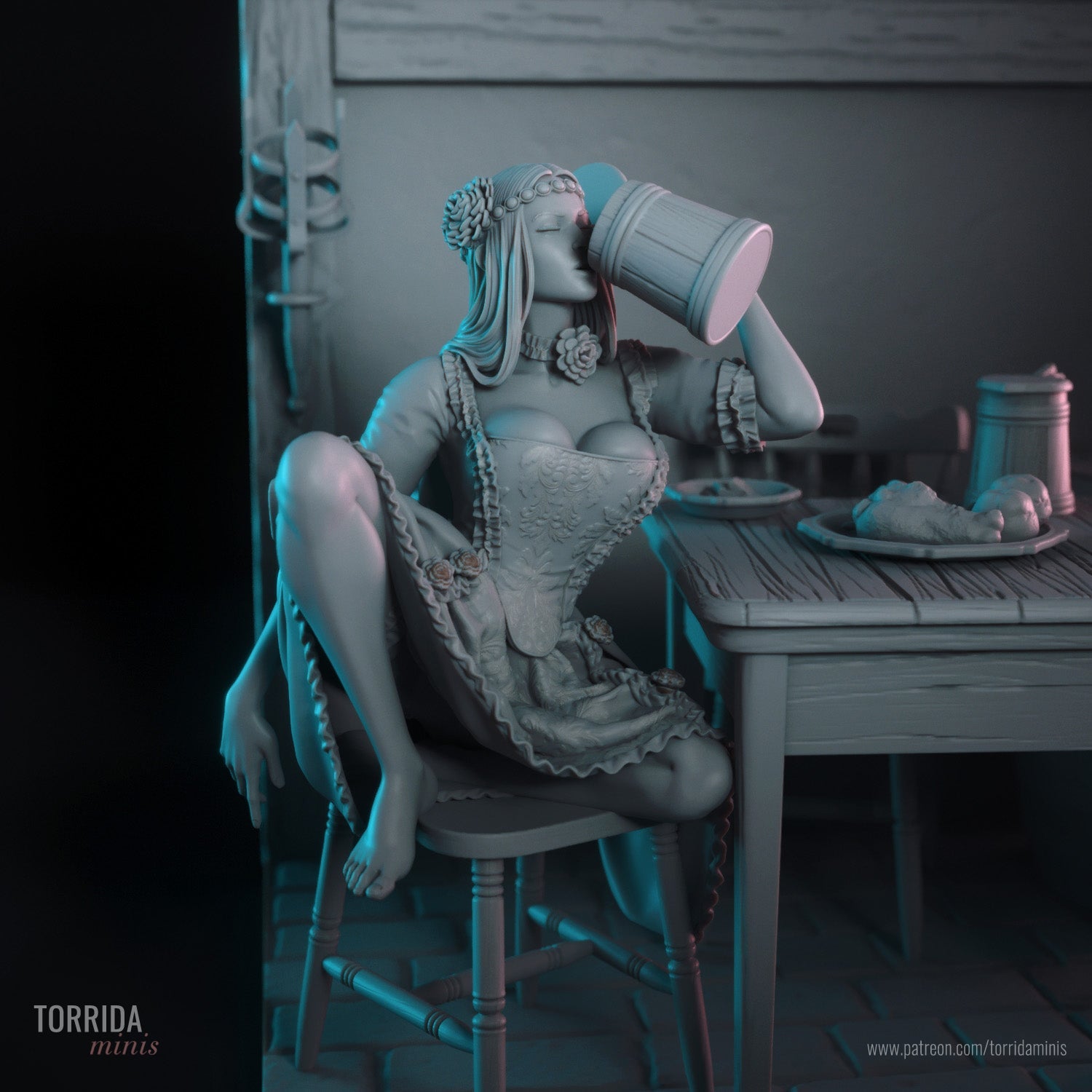 Gisela - Torrida Minis - Dark Forge Arts