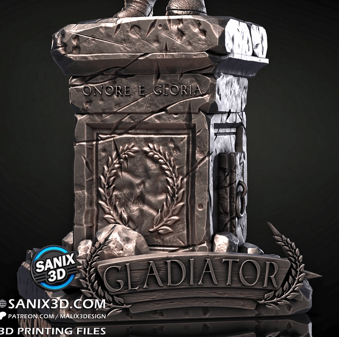 Gladiator - Sanix3D - Dark Forge Arts