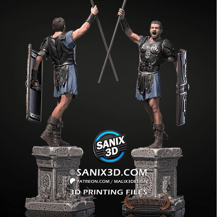 Gladiator - Sanix3D - Dark Forge Arts