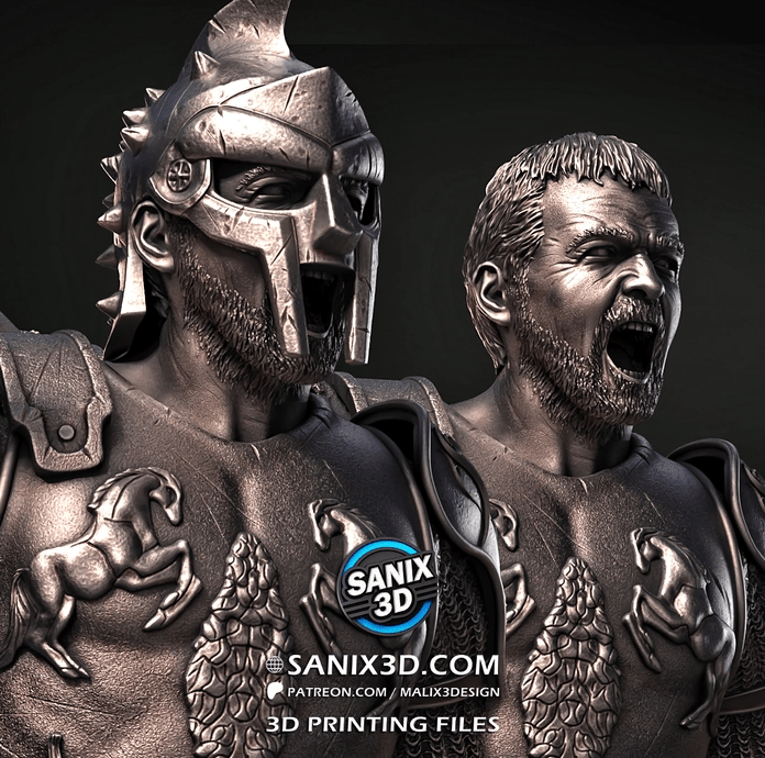 Gladiator - Sanix3D - Dark Forge Arts