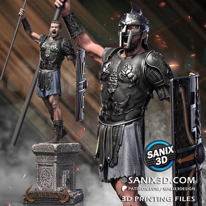 Gladiator - Sanix3D - Dark Forge Arts