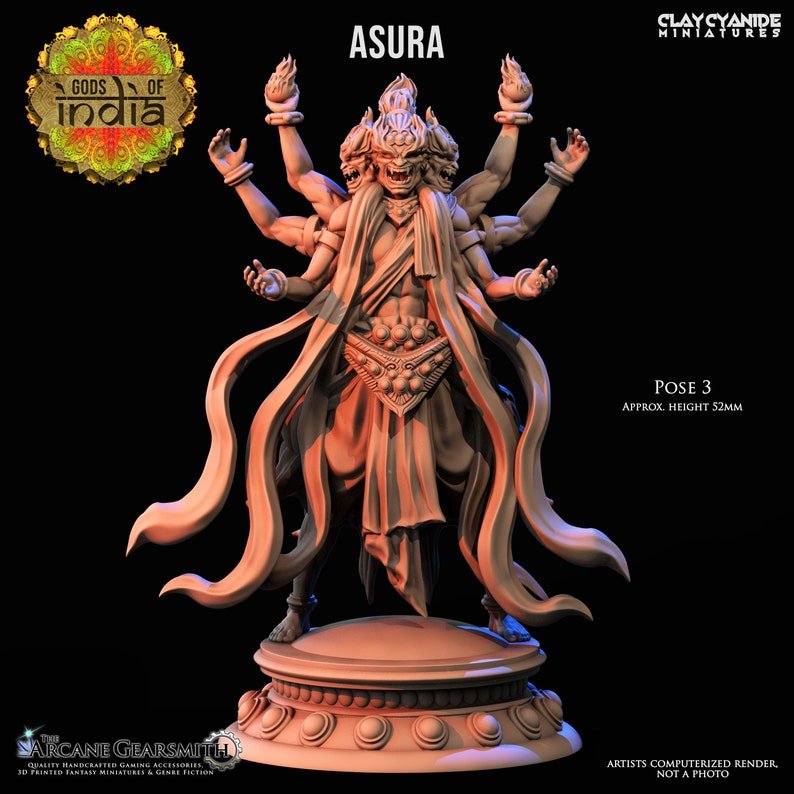 Gods Of India - ClayCyanide - Dark Forge Arts