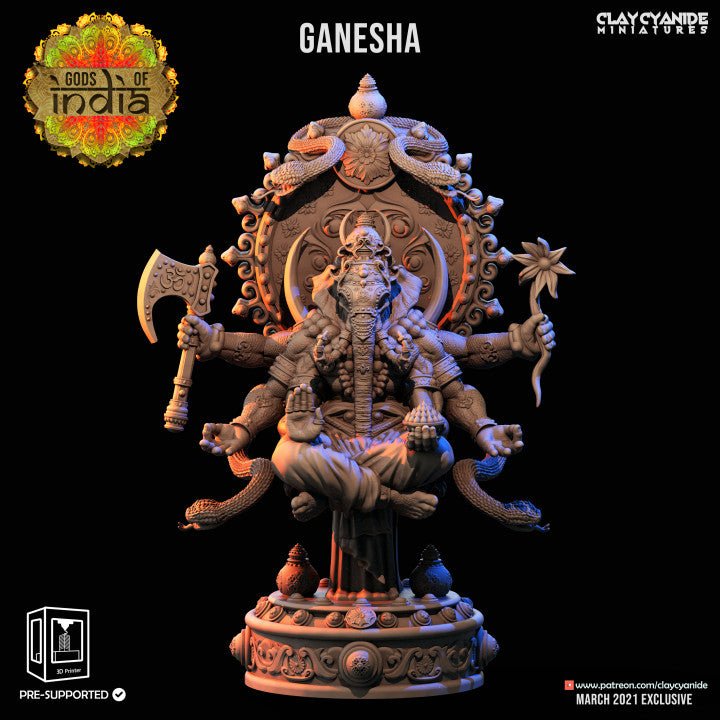 Gods Of India - ClayCyanide - Dark Forge Arts