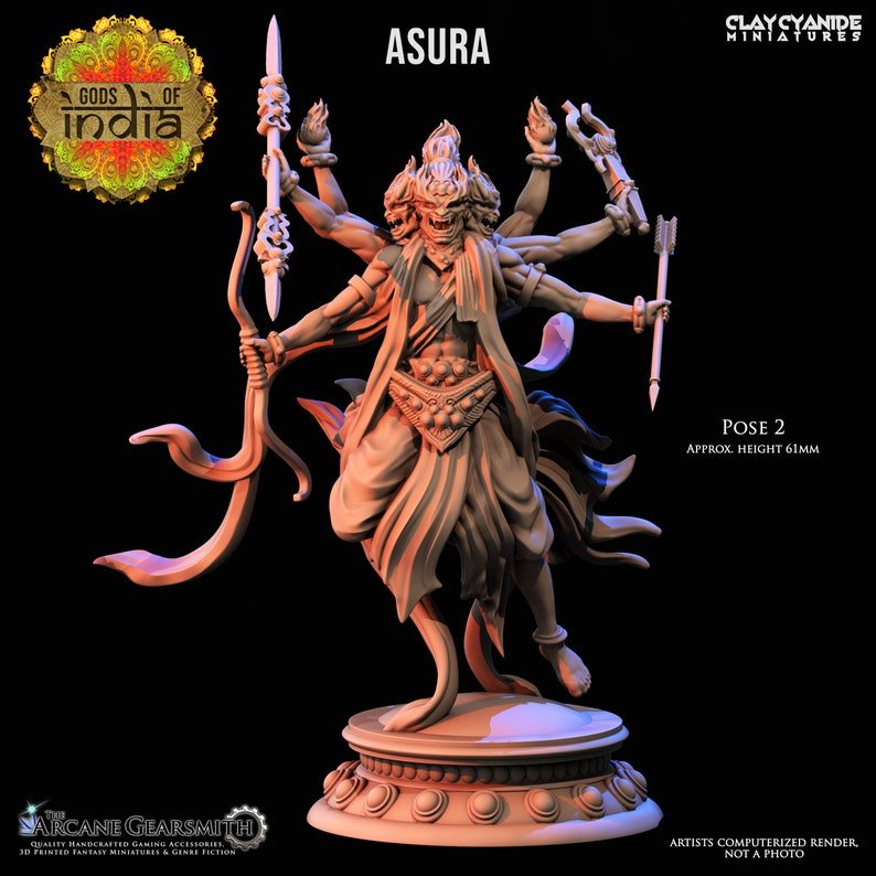 Gods Of India - ClayCyanide - Dark Forge Arts