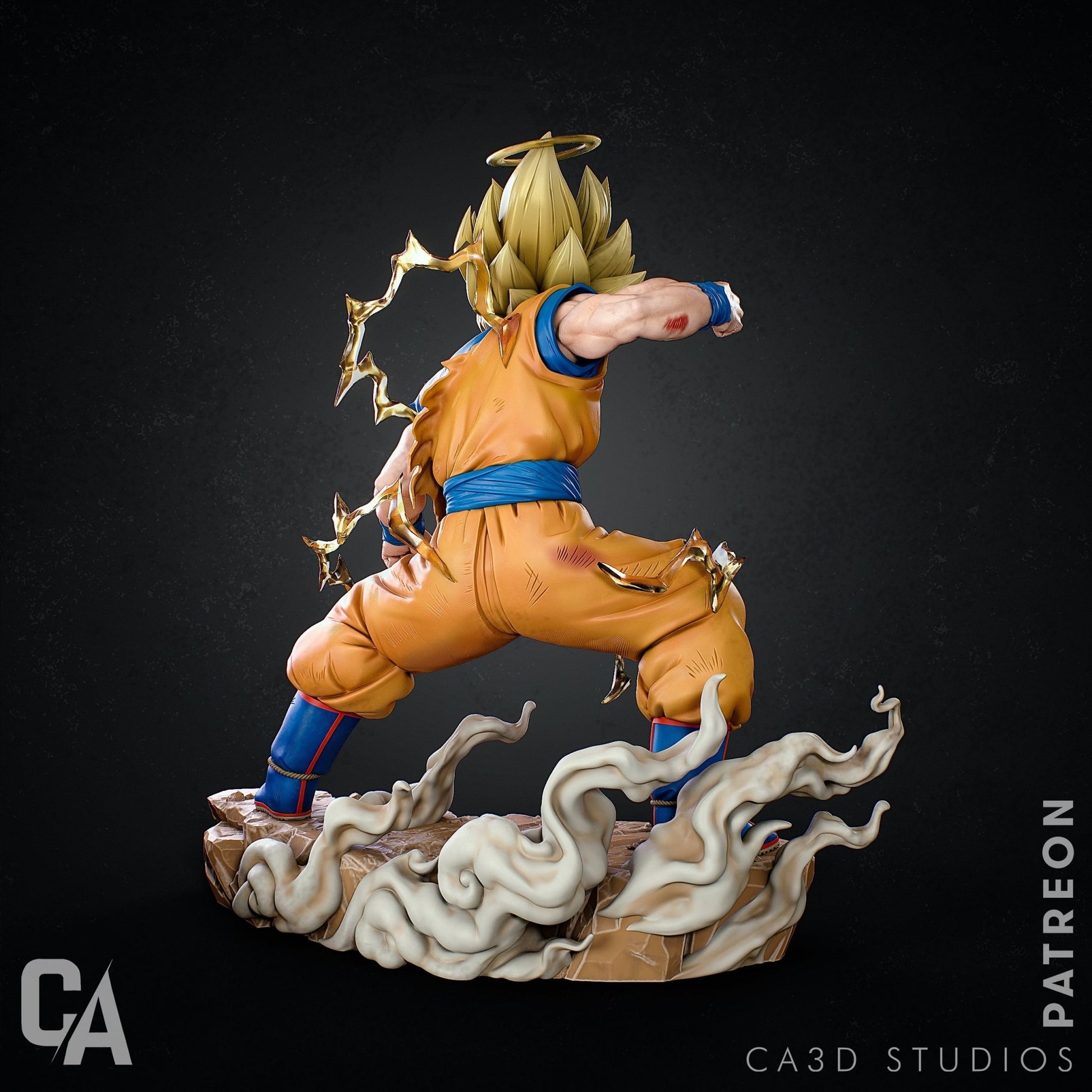 Goku - CA 3D Studios - Dark Forge Arts