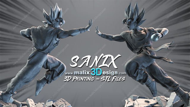 Goku - Sanix3D - Dark Forge Arts