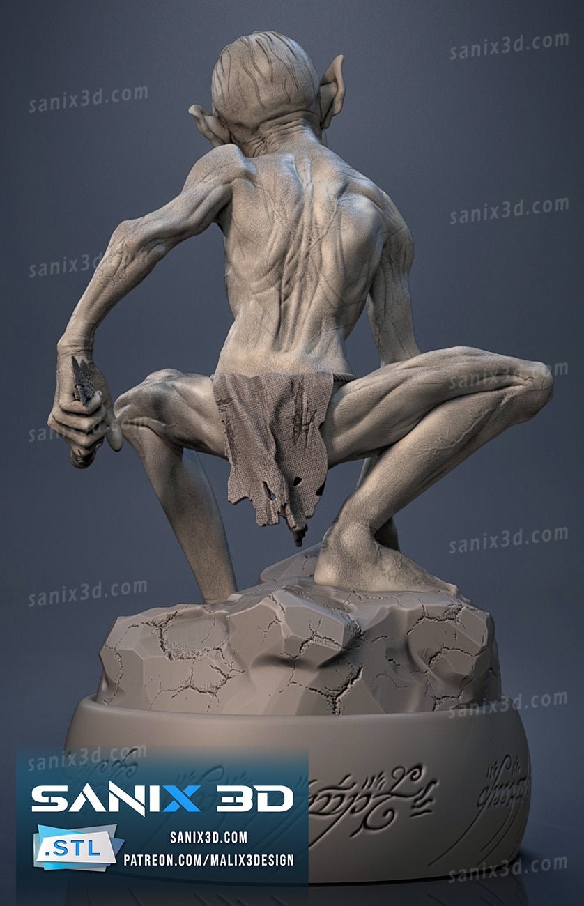 Gollum - Sanix3D - Dark Forge Arts