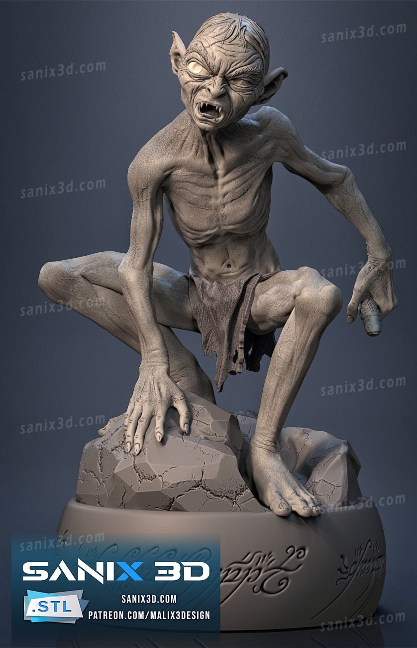 Gollum - Sanix3D - Dark Forge Arts