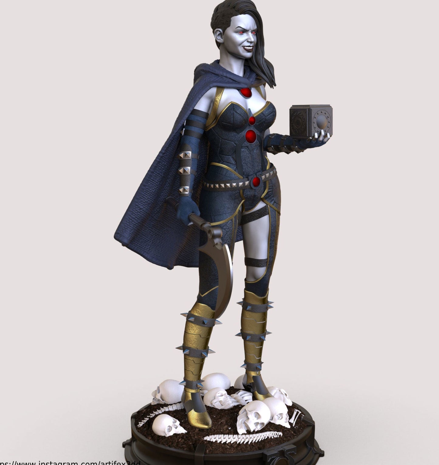 Grail - Daughter of Darkseid - Artifex3D - Dark Forge Arts