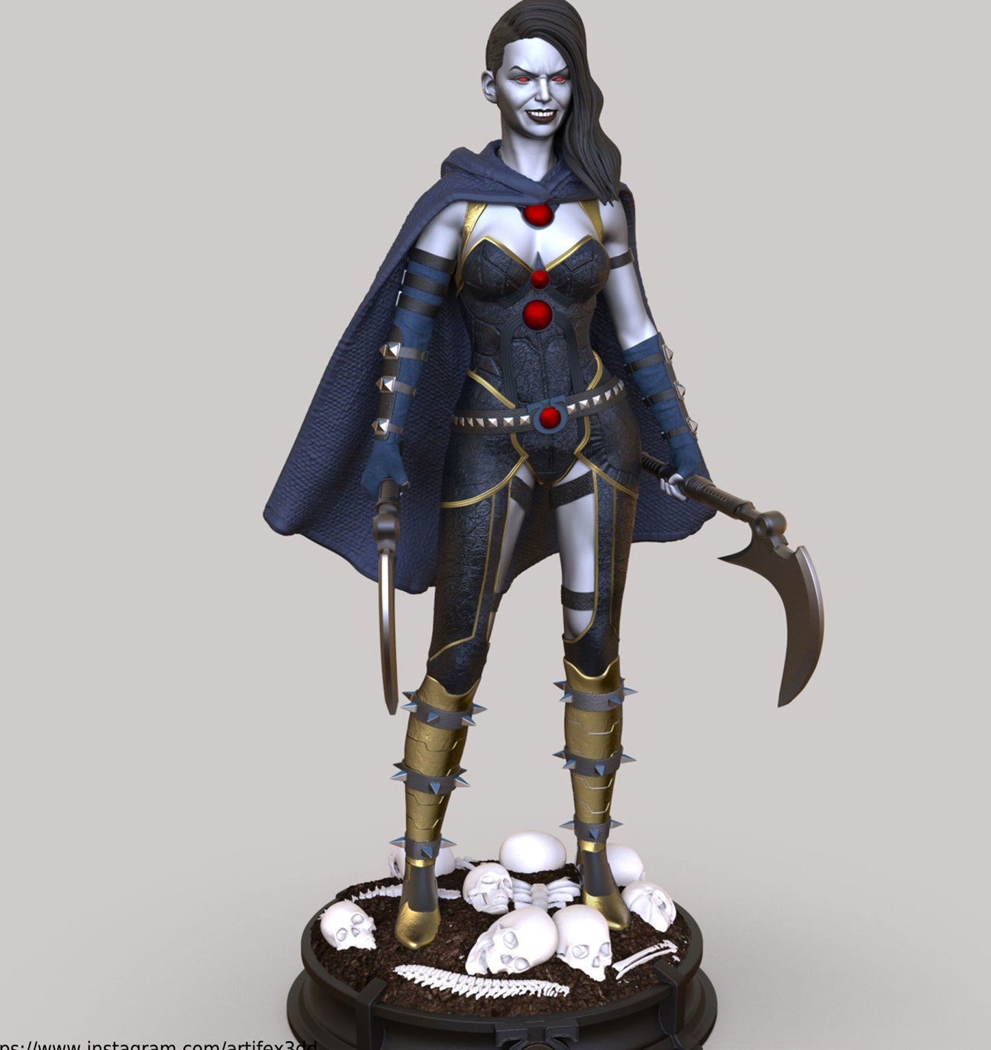 Grail - Daughter of Darkseid - Artifex3D - Dark Forge Arts