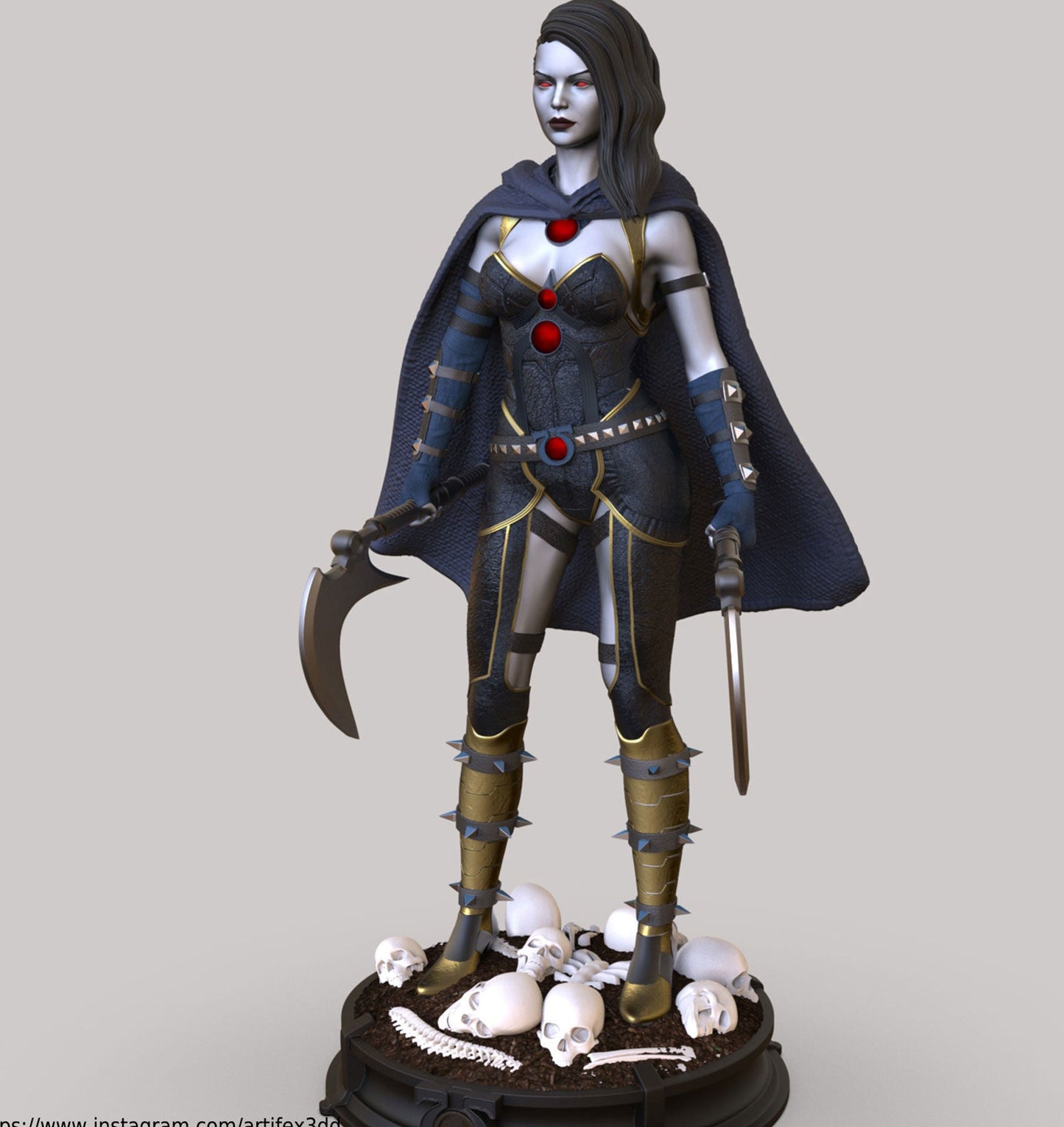 Grail - Daughter of Darkseid - Artifex3D - Dark Forge Arts