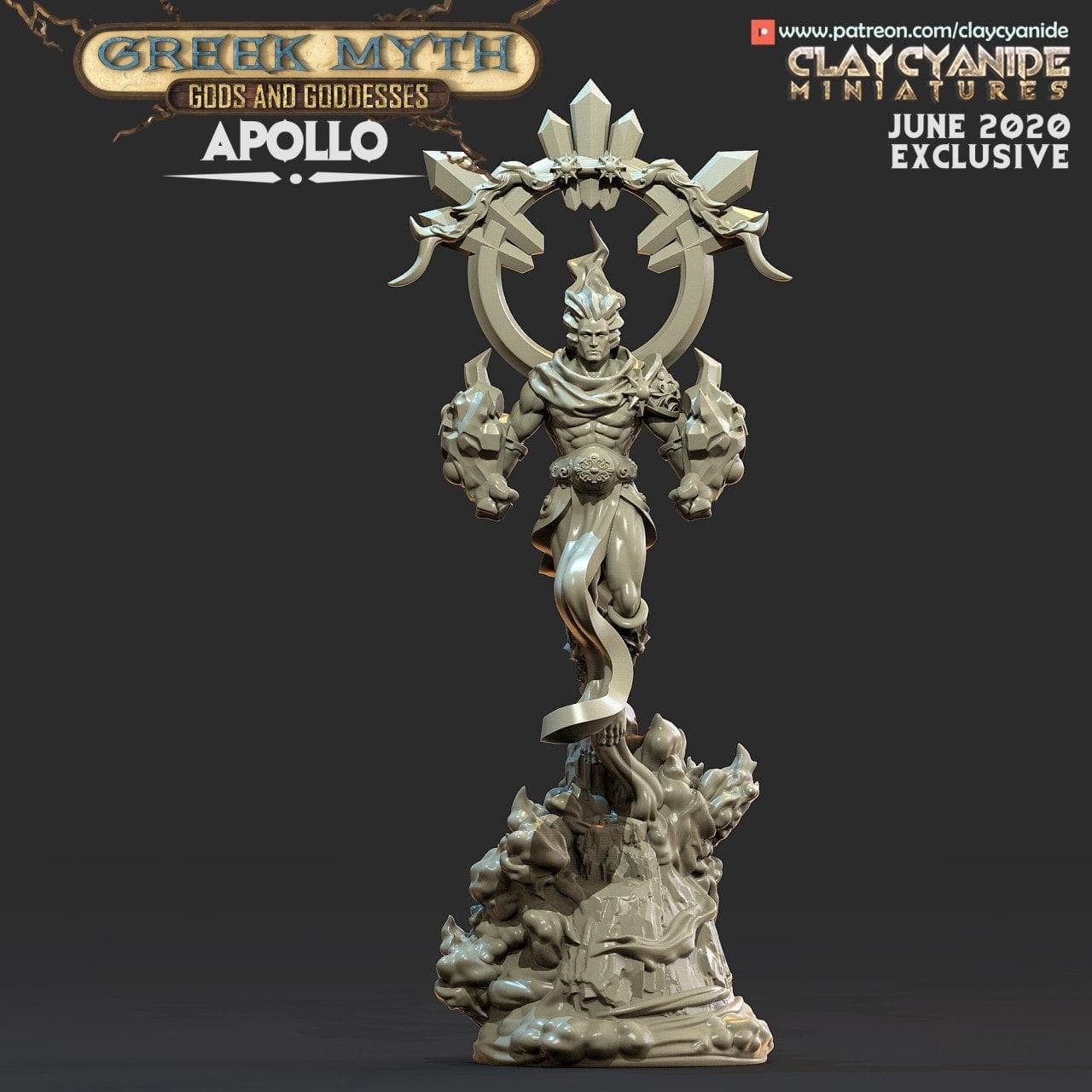 Greek Myth - Gods and Goddesses - ClayCyanide - Dark Forge Arts