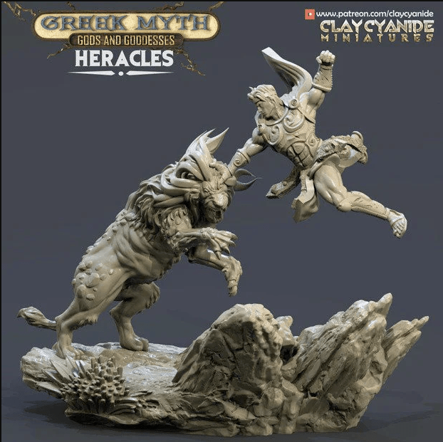 Greek Myth - Gods and Goddesses - ClayCyanide - Dark Forge Arts