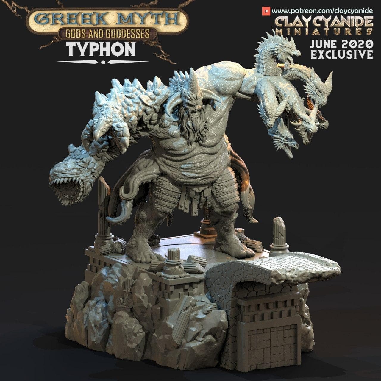 Greek Myth - Gods and Goddesses - ClayCyanide - Dark Forge Arts