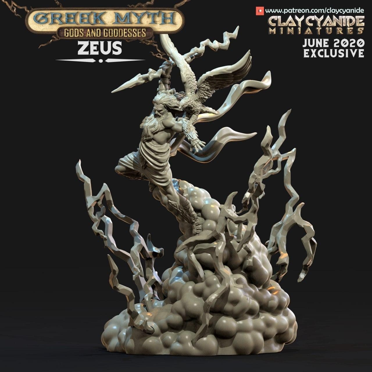Greek Myth - Gods and Goddesses - ClayCyanide - Dark Forge Arts