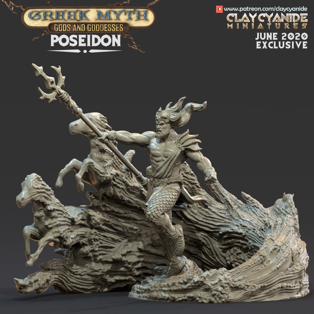 Greek Myth - Gods and Goddesses - ClayCyanide - Dark Forge Arts