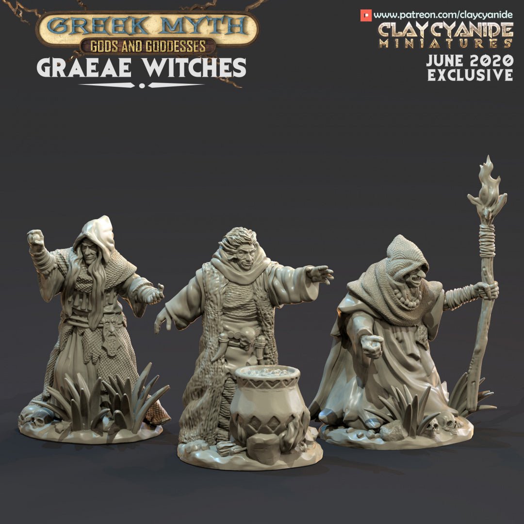 Greek Myth - Gods and Goddesses - ClayCyanide - Dark Forge Arts