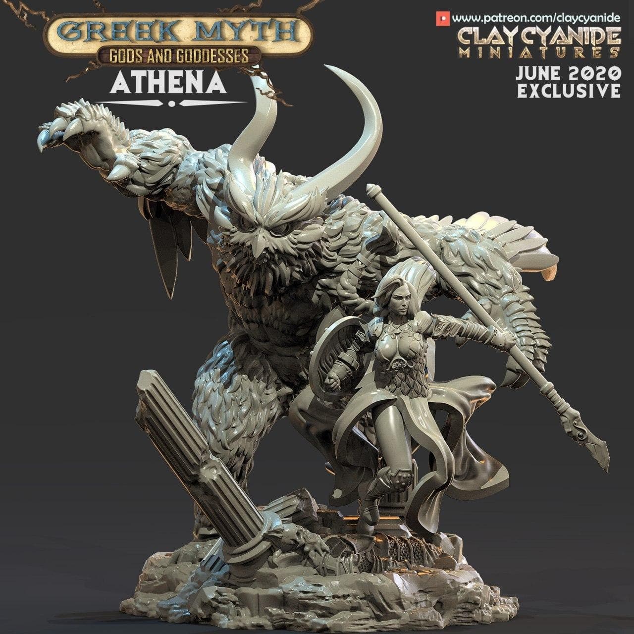 Greek Myth - Gods and Goddesses - ClayCyanide - Dark Forge Arts