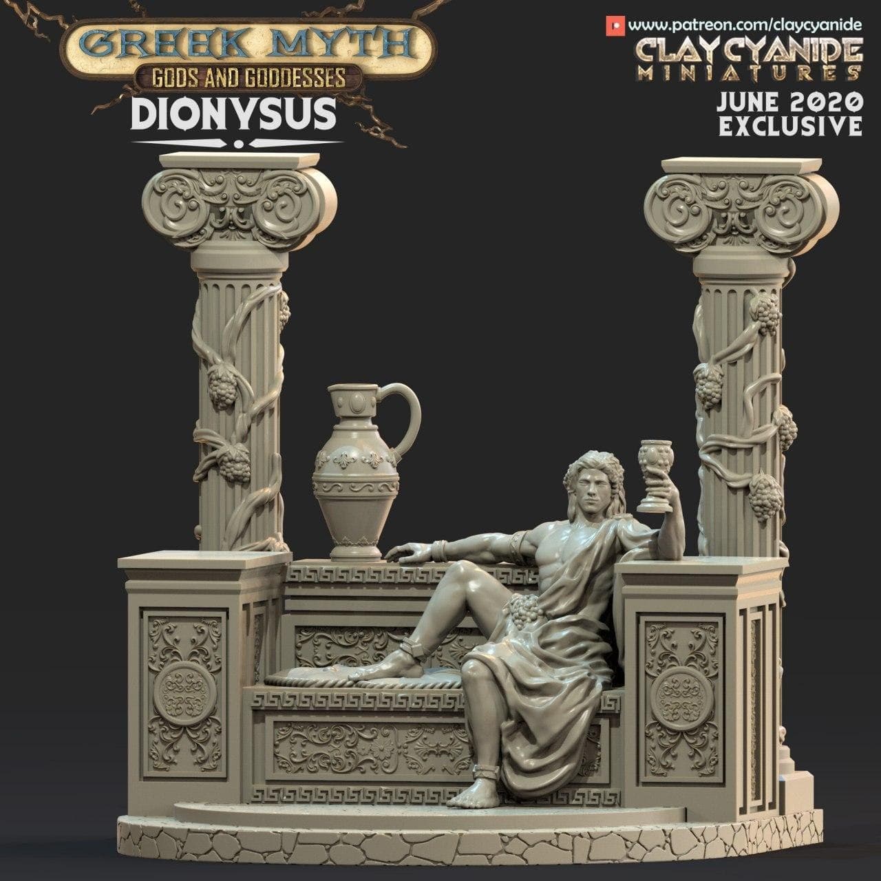 Greek Myth - Gods and Goddesses - ClayCyanide - Dark Forge Arts