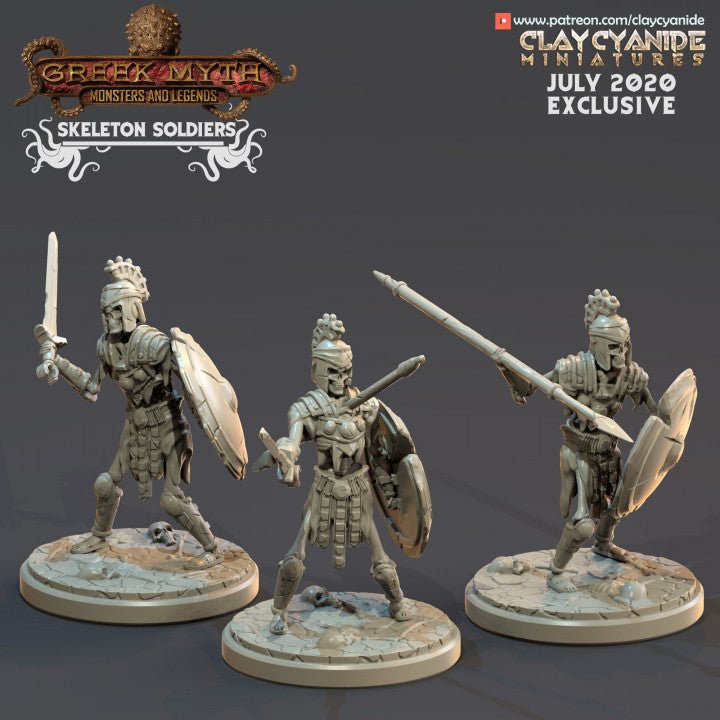 Greek Myth - Monsters and Legends - ClayCyanide - Dark Forge Arts