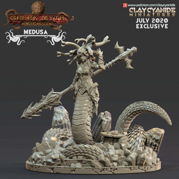 Greek Myth - Monsters and Legends - ClayCyanide - Dark Forge Arts
