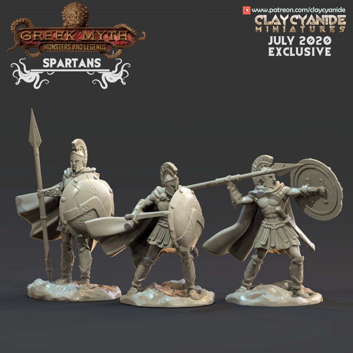 Greek Myth - Monsters and Legends - ClayCyanide - Dark Forge Arts