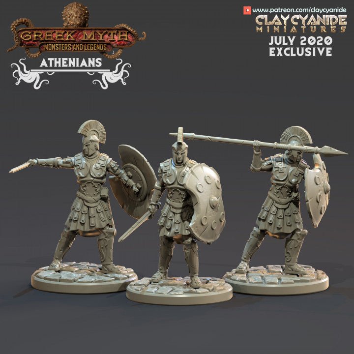 Greek Myth - Monsters and Legends - ClayCyanide - Dark Forge Arts