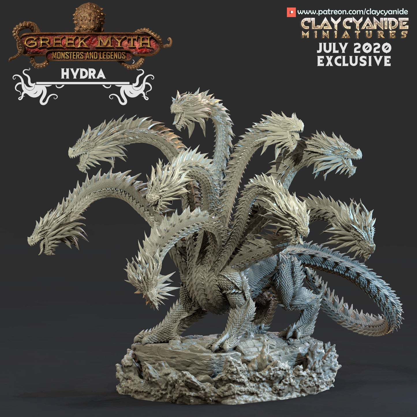 Greek Myth - Monsters and Legends - ClayCyanide - Dark Forge Arts