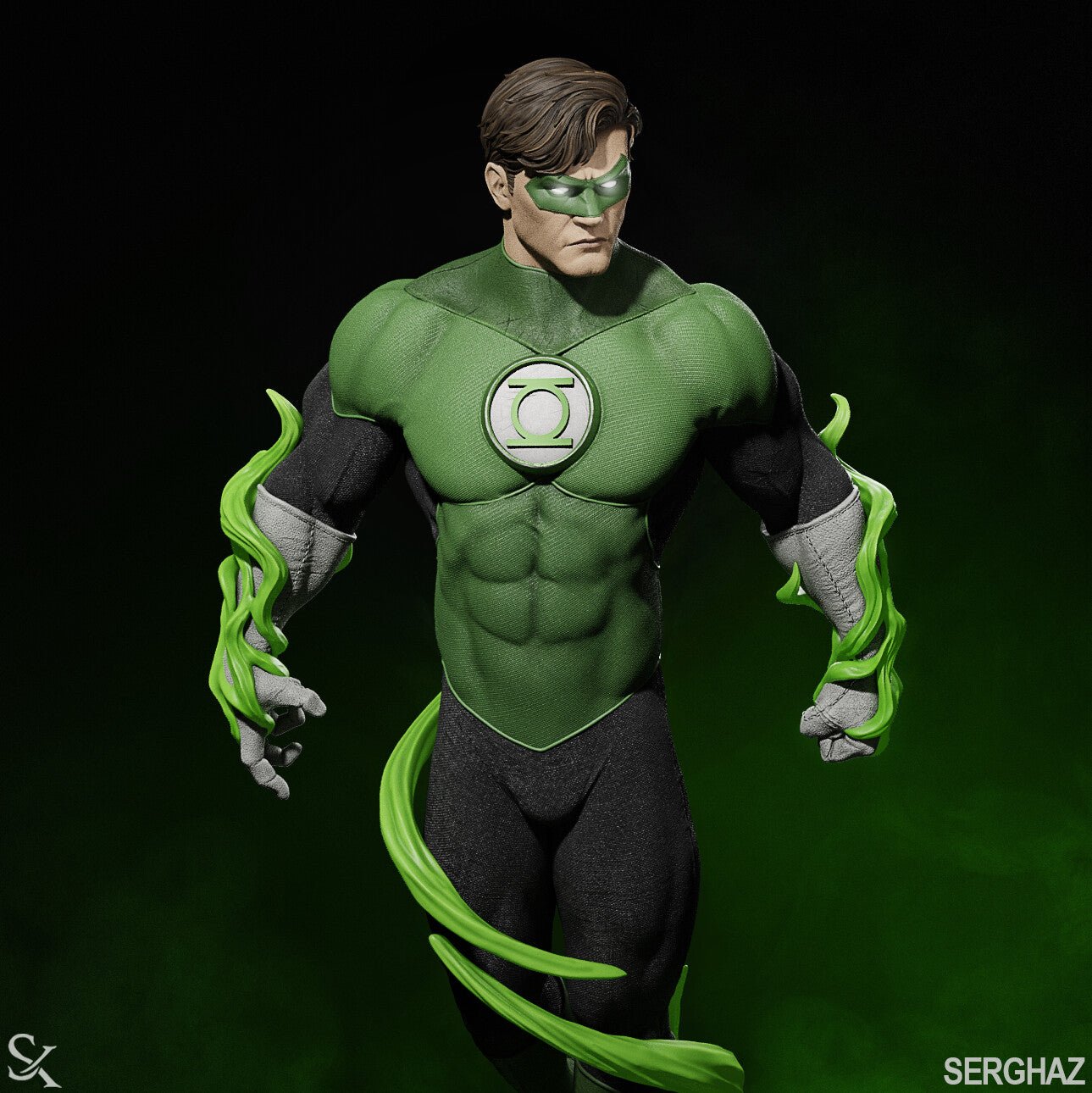 Green Lantern - CA 3D Studios - Dark Forge Arts