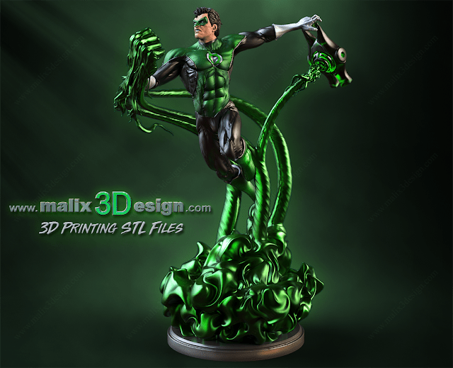 Green Lantern - Sanix3D - Dark Forge Arts