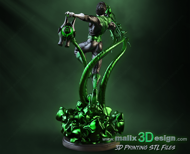 Green Lantern - Sanix3D - Dark Forge Arts