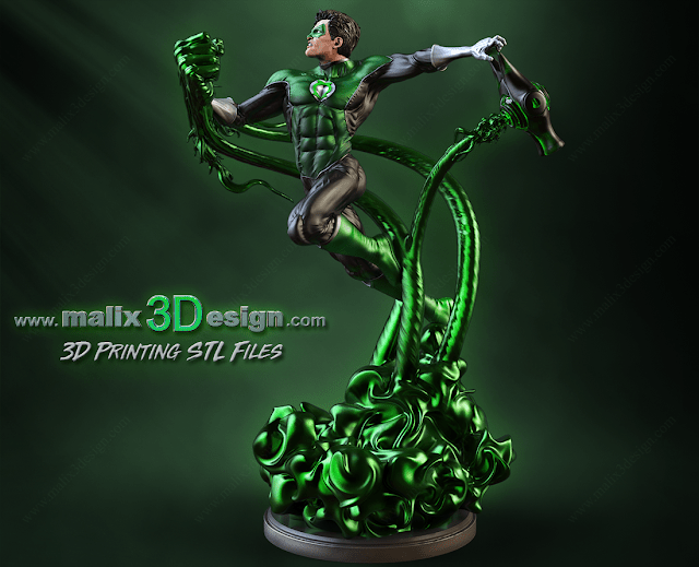 Green Lantern - Sanix3D - Dark Forge Arts