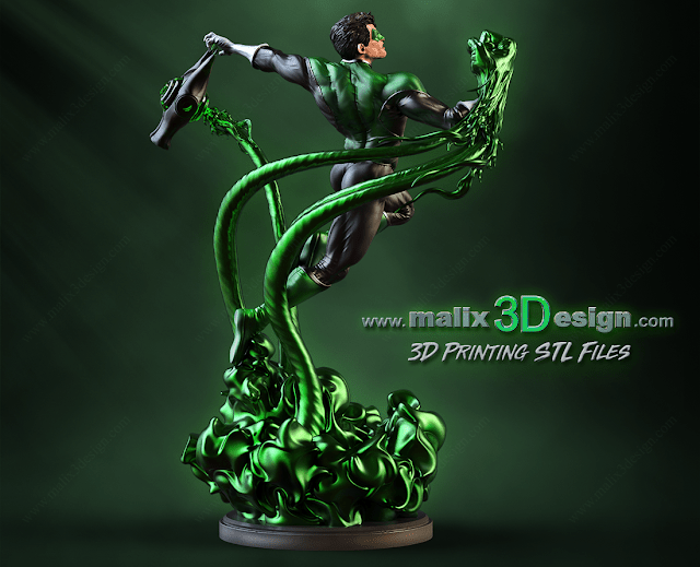 Green Lantern - Sanix3D - Dark Forge Arts